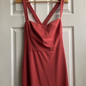 Gal meets Glam Rae Sweetheart Scuba Crepe Dress